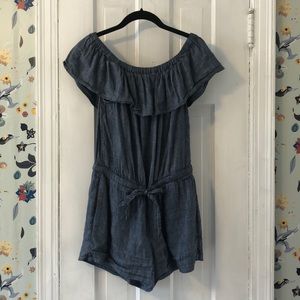 Chambray romper XS